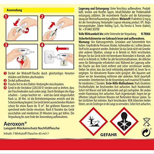 Aeroxon Mückenschutz Nachfüllflasche für Mückenstecker