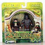 Mini Mates Herr der Ringe Mini Mates The Lord of The Rings - 2-Pack - Frodo & Uruk-hai Schwertkämpfer - ca. 6-8 cm - inkl. Waffen