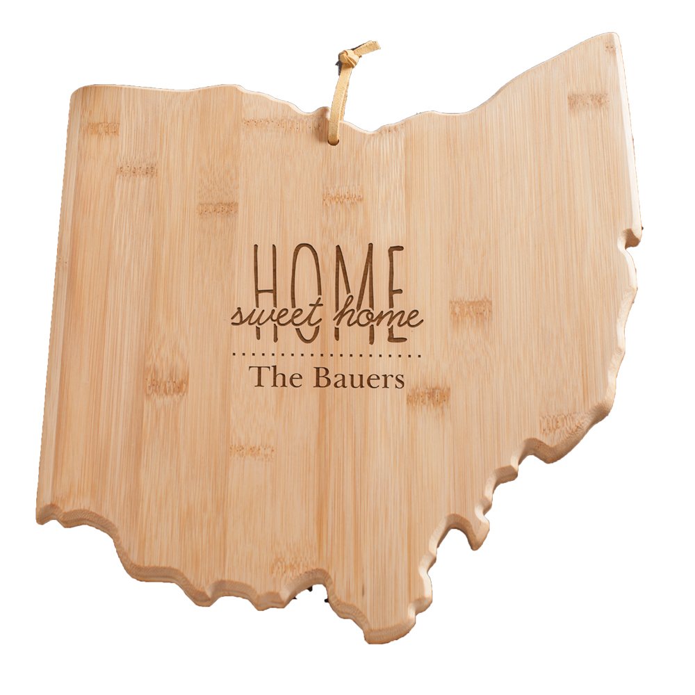Amazon | Personalized Home Sweet Home Ohio Stateカッティングボード