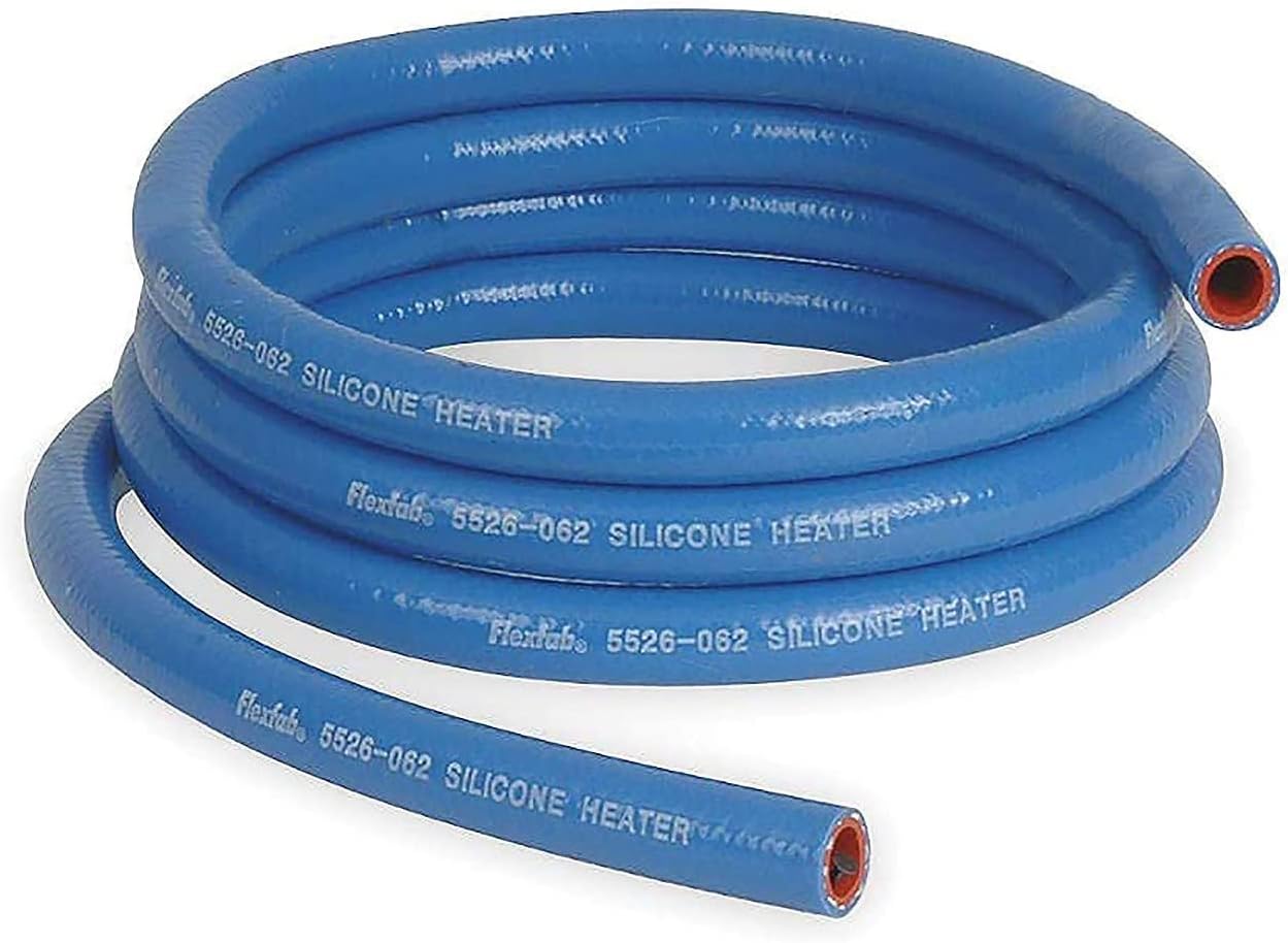 Flexfab 5526-125, 1-1/4" ID x 8 ft 5526 Blue Silicone Heater Hose 32mm 350F Radiator Coolant 1.25"