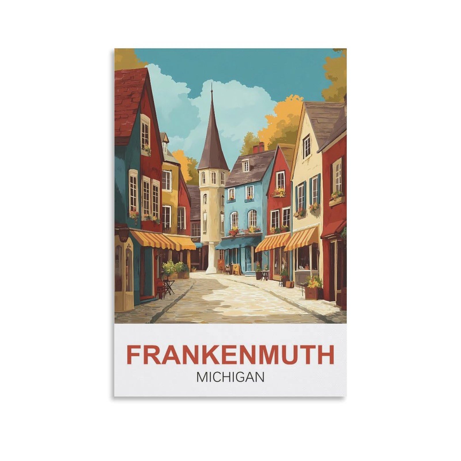 2000-Teile-Puzzle, Frankenmuth, Michigan, Puzzles mit 2000 Teilen für Jugendliche und Kinder, Puzzle-Unterhaltungsspielzeug, Denksportaufgabe, 100 x 70 cm