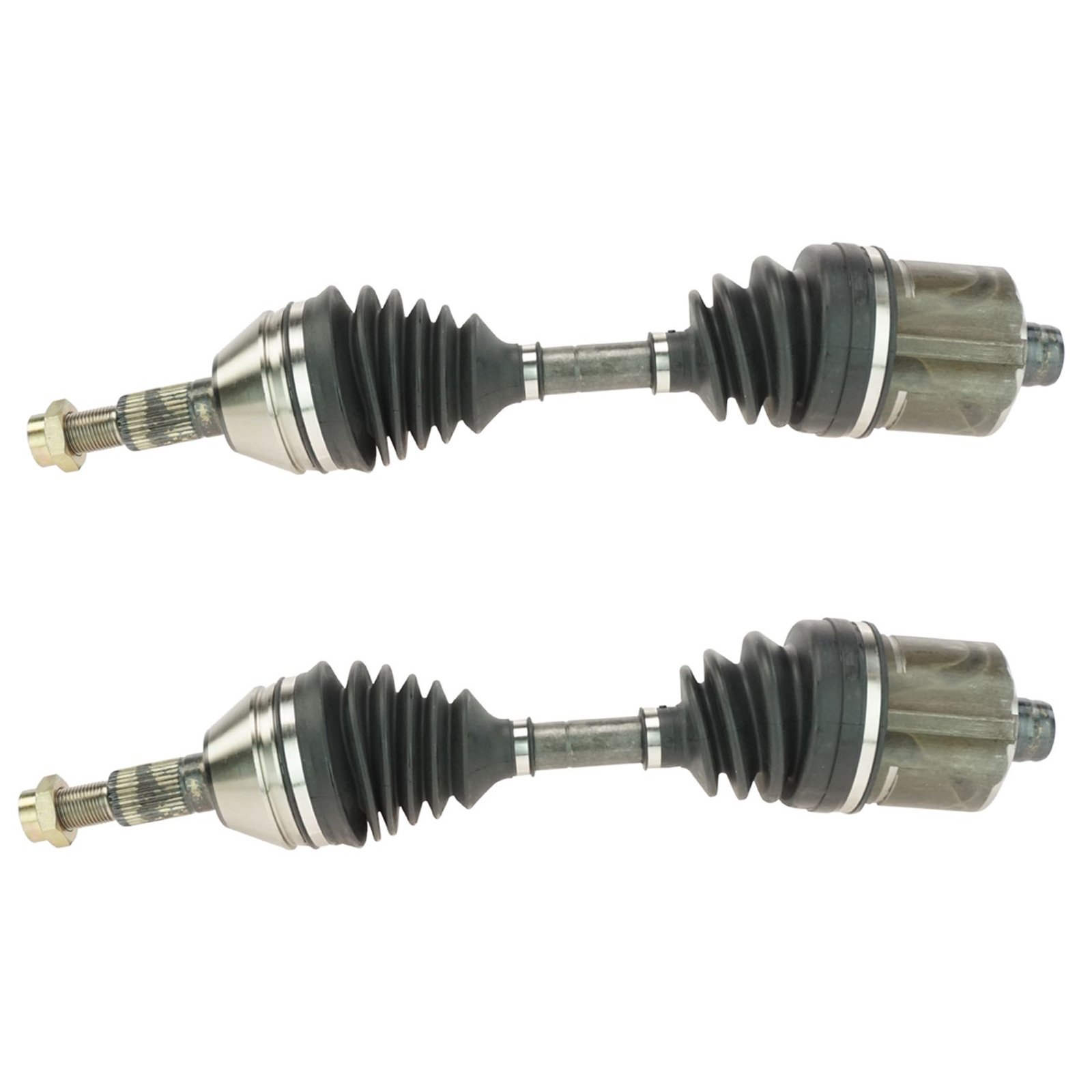 TRQ CV Axle Shafts Outer Front Pair Set Compatible with Malibu Alero Aura G6 2.4 3.5 AT
