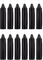 Vista 22 de Juego de 20 velas cónicas de color sólido, velas de cera de parafina sin goteo de 4 pulgadas con mecha de algodón, ideal para bodas, shabat
