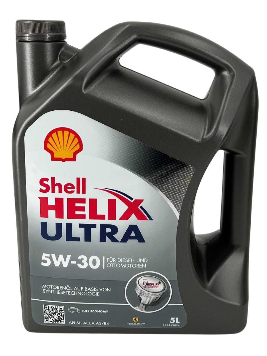 SHELL Motoröl 5W-30 Helix Motor Öl ACEA A3/B3 ACEA A3/B4 API SN Ultra 4L Kompatibel mit VW Golf VII Schrägheck 5G1, BQ1, BE1, BE2 Golf IV Schrägheck 1J1 GOLF VI 5K1 Golf V Schrägheck 1K1 POLO 9N
