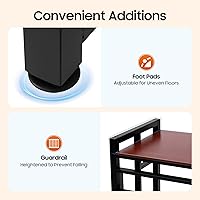 Vista 7 de Soporte apilable para lavadora y secadora con estantes ajustables, estante de almacenamiento para lavadora y secadora, ahorro de espacio, kit