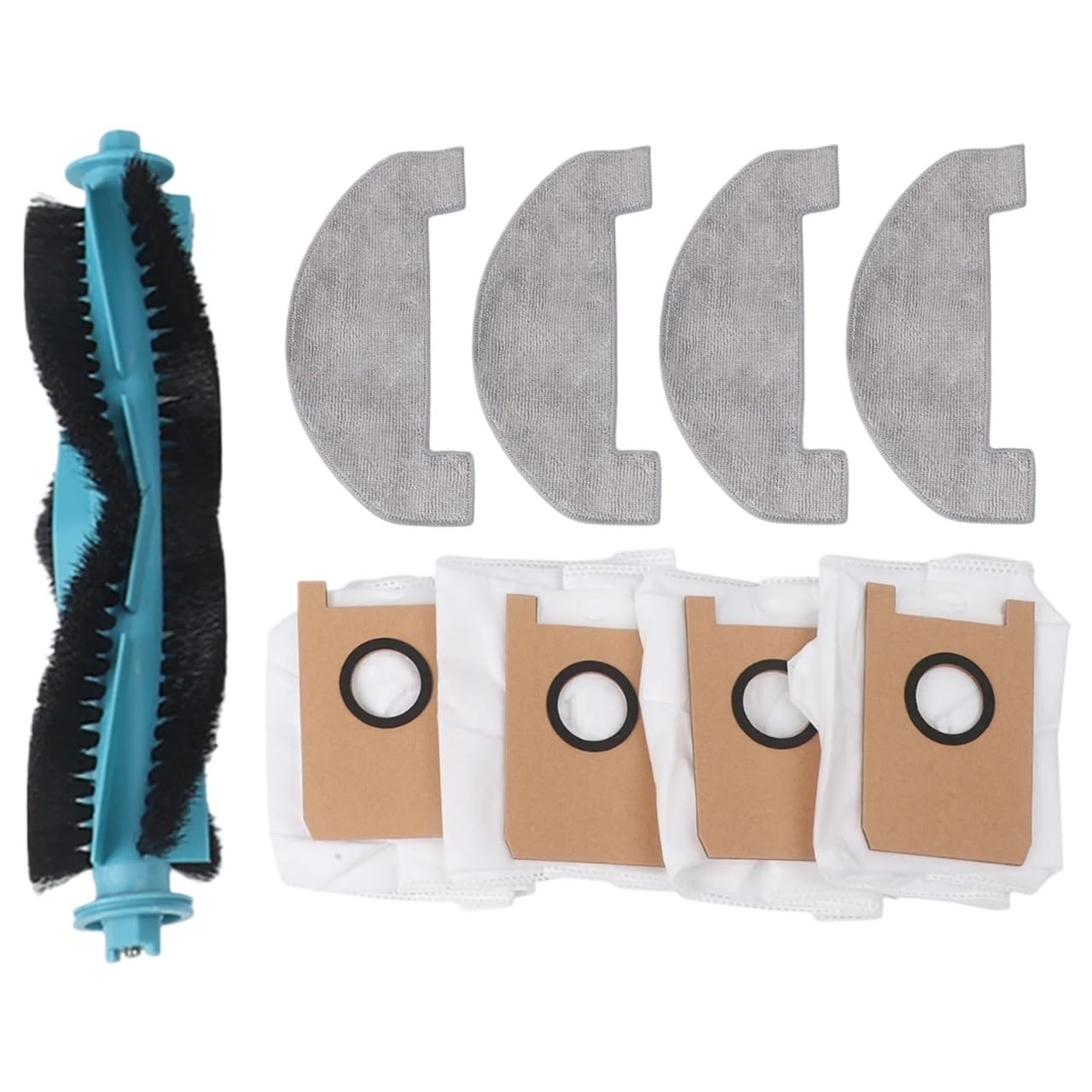 BJNUYLKERD Compatible For Ultenic T10 Lite Robot Mop Cloths Dust Bags Main Brush Kit Cleaning Vacuum Accessory