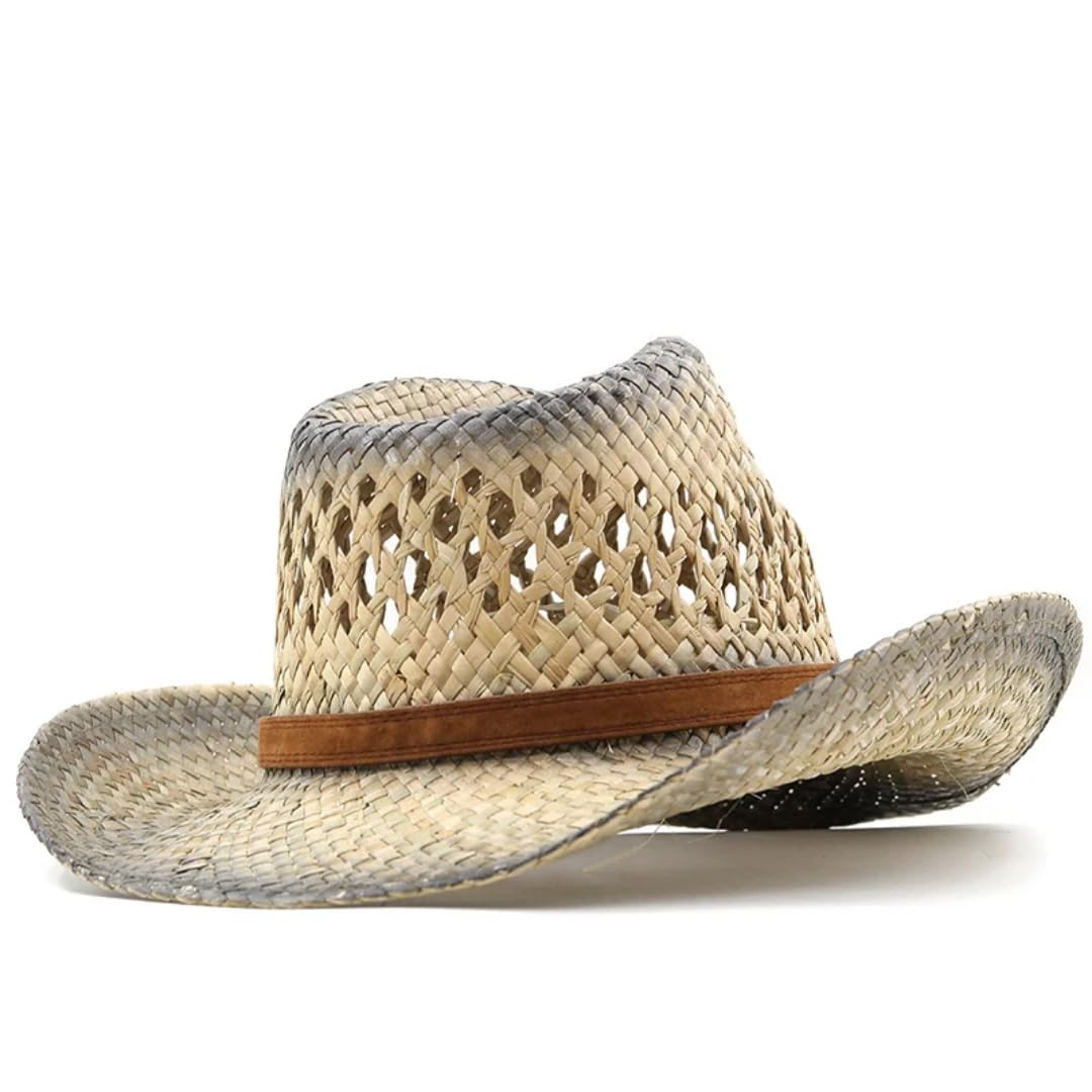 Sonnenhut Strohhut Hut Frauen Eimer Cowboy Strohhut Sonne Strandhut
