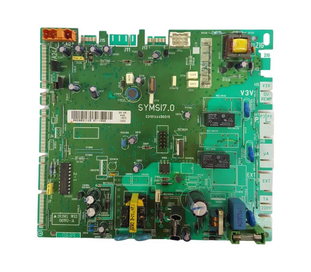 Placa Electrónica Original para Caldera 0310144400015 V6 - Modelo 3 Relés Disposición 0+1+0+1 - Compatible Varios Modelos - Pieza Repuesto Reacondicionada - Garantía 1 Año