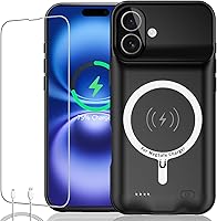 Vista 15 de Funda de batería para iPhone 11, batería recargable portátil extendida de 10000 mAh, compatible con iPhone 11 (6.1 pulgadas), funda de carga