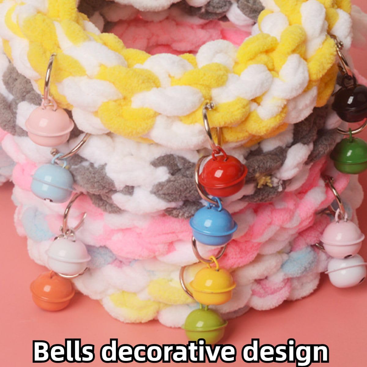 Dnoifne Sugar Glider Climbing Toy – 6-Ring Colorful Hanging Swing For Small Pets - View #6