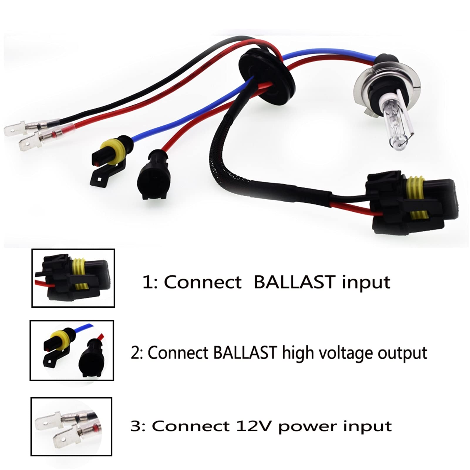 Auto leggera ad alta luminosità PORTATO Lampadina for auto H7 35W 55W 4300K ​​5000K 6000K 8000K 10000K 12000K for General Motors. - Lampada faro(6000k,55W)