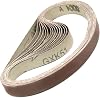 Auniwaig 12 X 18 Inch Sandpaper Belts 1000 Grit -Aluminum Oxide Sandpaper Lapped Joint for Belt Sanders Portable Strip Sander Wood Finishing Metal Drywall Polishing Machines-15PCS