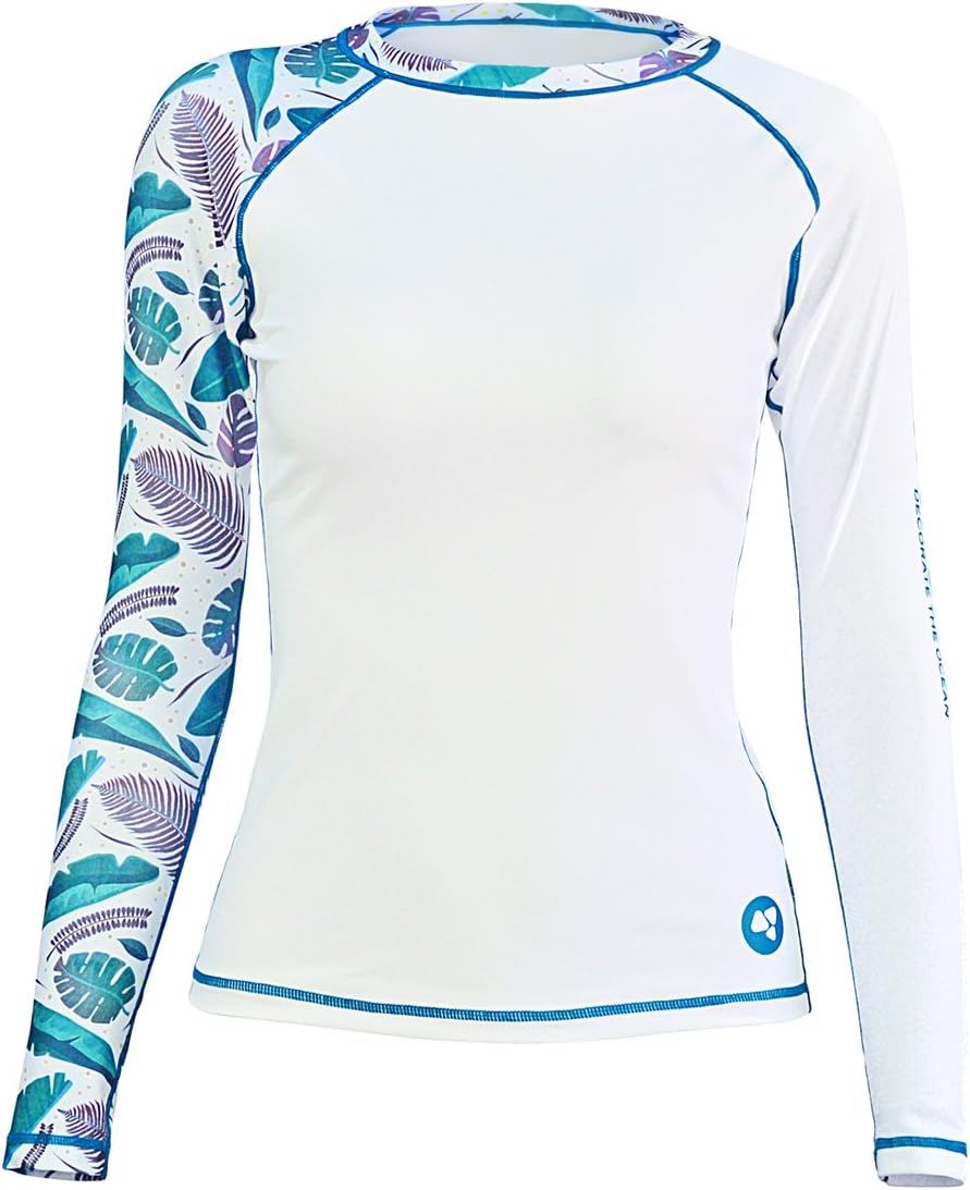 Rash Guard Women Long Sleeves Swimsuit Top Dive Skin T-Shirt Bathing Suit