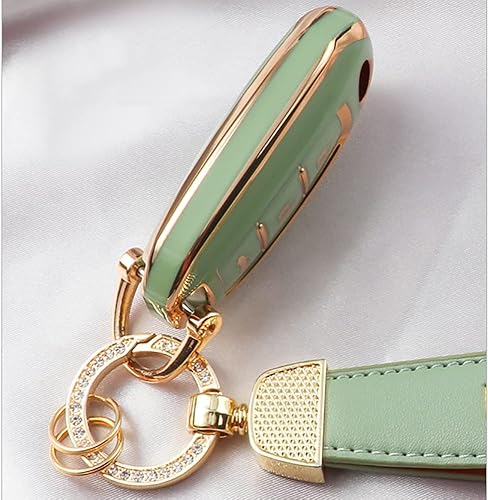 Miniatura 4 de ontto Funda duradera para llavero de 3 botones, protección completa para Infiniti QX60 QX50 Q50 Q60, color beige