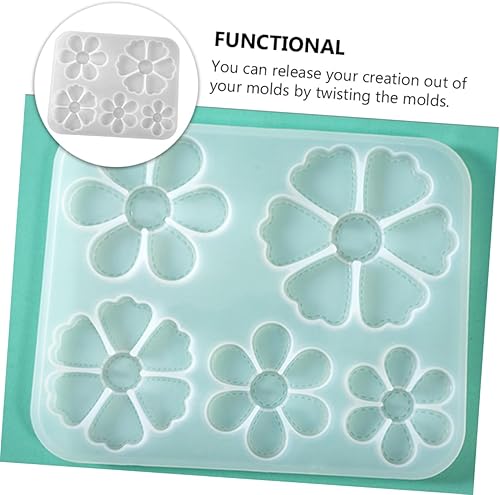 Miniatura 8 de Molde de pétalos, moldes para decoración de cupcakes, moldes de adorno de epoxi, moldes de silicona para manualidades, moldes de silicona para