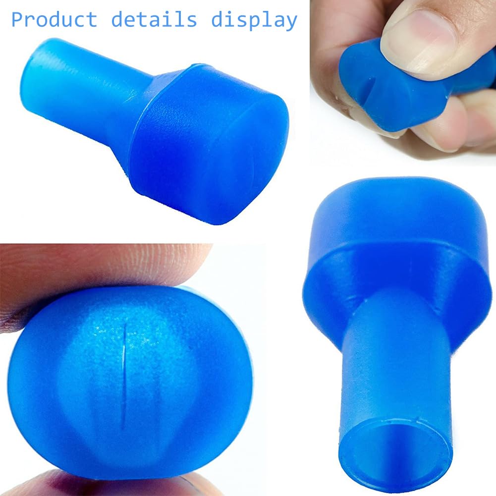 10 Pezzi Boccaglio di Ricambio per Camelbak, Blu Silicone Sostituzione Della Valvola Morso Parti Della Valvola del Morso del Pacchetto di Idratazione Accessori per la Vescica di Idratazione