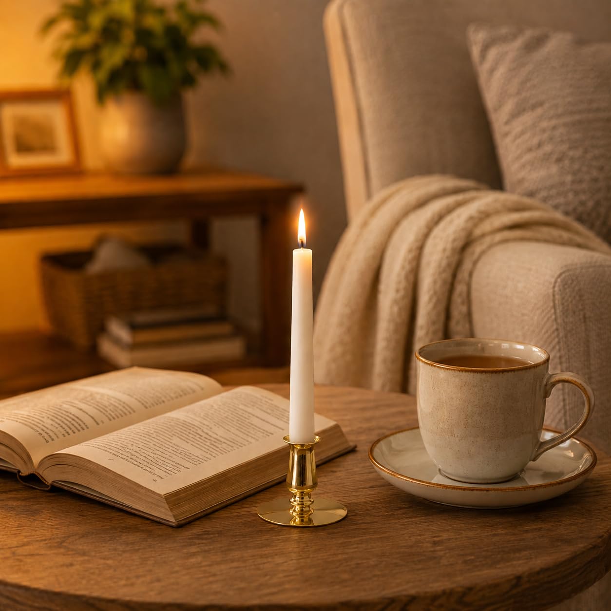 NKlaus 8X Portacandele in ottone Portacandele d'oro Candele d'altare sottili fino a Ø0,9cm Matrimonio 6730