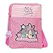 Disney Minnie Pink Vibes Bandolera Plana Rosa 13x16,5x1,5 cms Poliéster