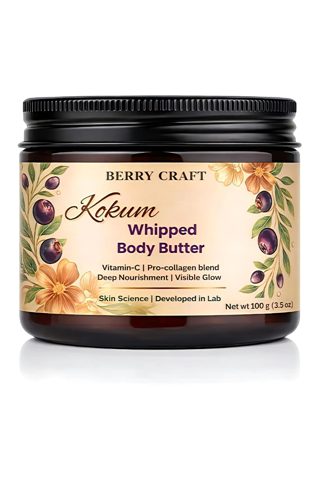 Skin Science Kokum Whipped Body Butter | Daily Moisturizer with Vitamin C & Pro-Collagen Blend for Deep Nourishment & Glowing Skin | 100gm-image-25