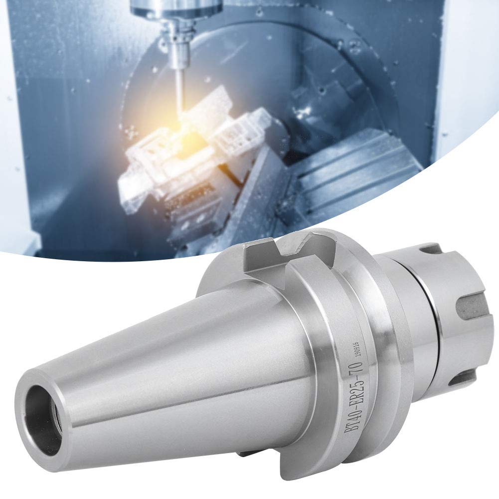 Porta Utensile BT40 - ER25-70 COLLET Chuck, BT40 ER25 70 Porta Utensile a Mandrino Collezione Acciaio in Lega 40Cr con una Durata di Lunga Durata Ad Alta Precisione per CNC,