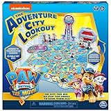 Spin Master Games PAW Patrol: The Movie, Adventure City Lookout Tower Board Game Chase Marshall Skye Ryder Rubble, for Preschoolers, Kids, & Families Ages 4 and up