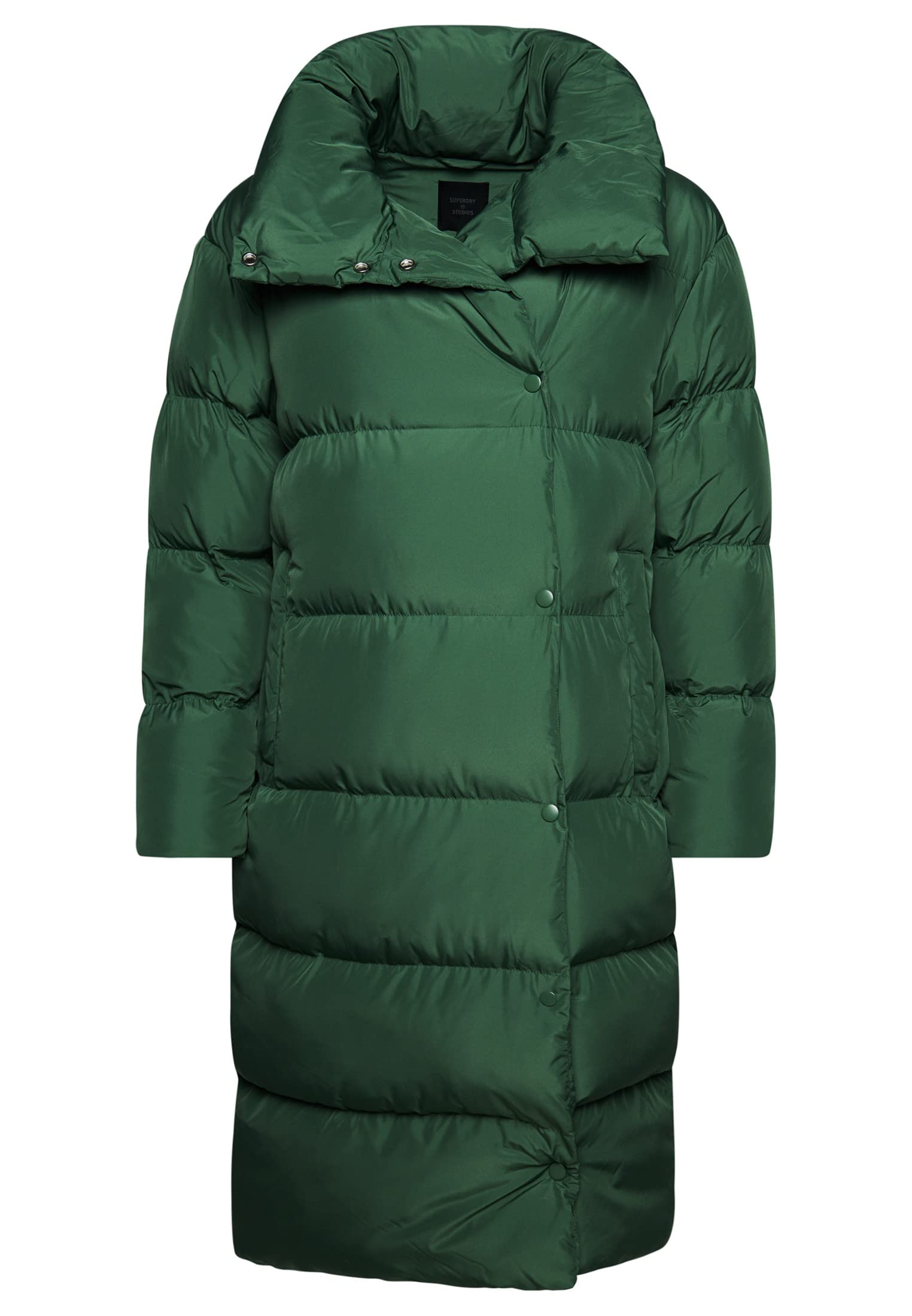 Superdry Women's STUDIOS DB DUVET COAT A4 - Padded, Military Duck,