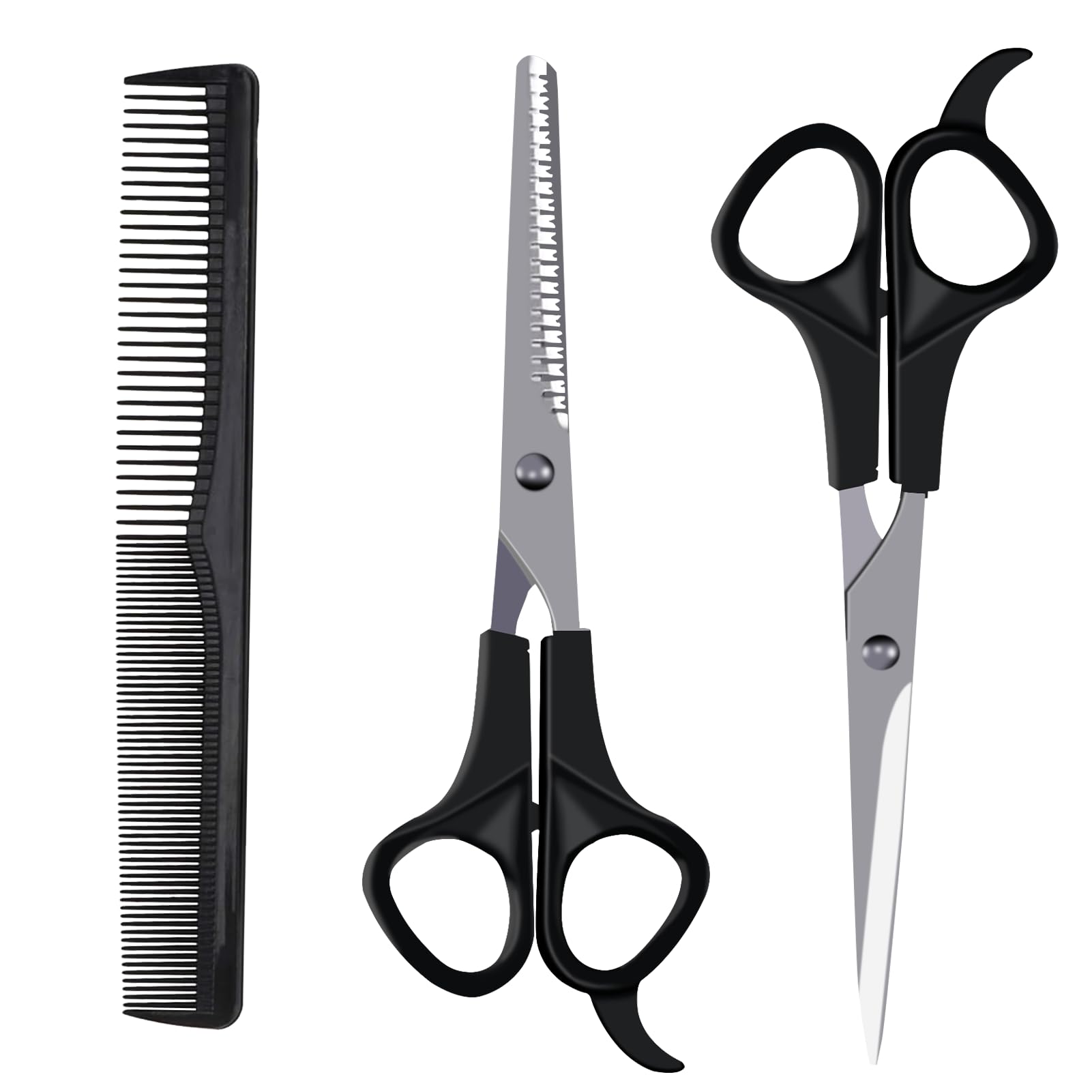 Haarschere Set, 2 Scharfe Professionell Scheren-Sets Scharfe Friseurscheren Haarschneideschere Profi Friseurschere Set Scheren Set Friseur für Damen Herren Kinder Familie Friseursalon