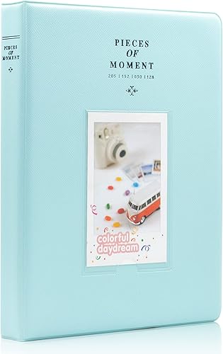 Miniatura 5 de Ablus Mini álbum de fotos de 128 bolsillos se adapta a Fujifilm Instax Mini 9 Mini 8 Mini 90 Mini 25 Polaroid Snap PIC-300 Kodak Mini película de 3
