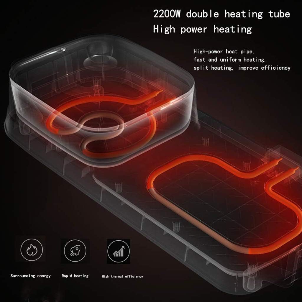 The Electric Grill and Hot Pot,Non-stick coating surface, with Glass Lid Even Heat Without Sandwich