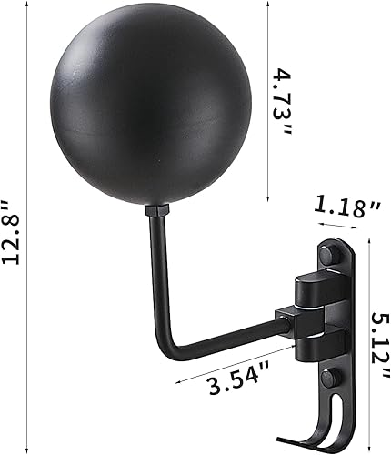 Miniatura 2 de Soporte para casco de motocicleta, soporte de pared para casco de motocicleta, ganchos para casco de rotación de 180 grados, accesorios de