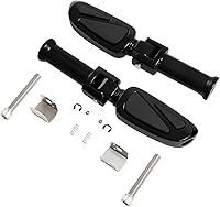 Vista 26 de TCT-MOTORPARTS Clavijas cromadas para estribera trasera para Harley Davidson Softail Fat Boy 18-25