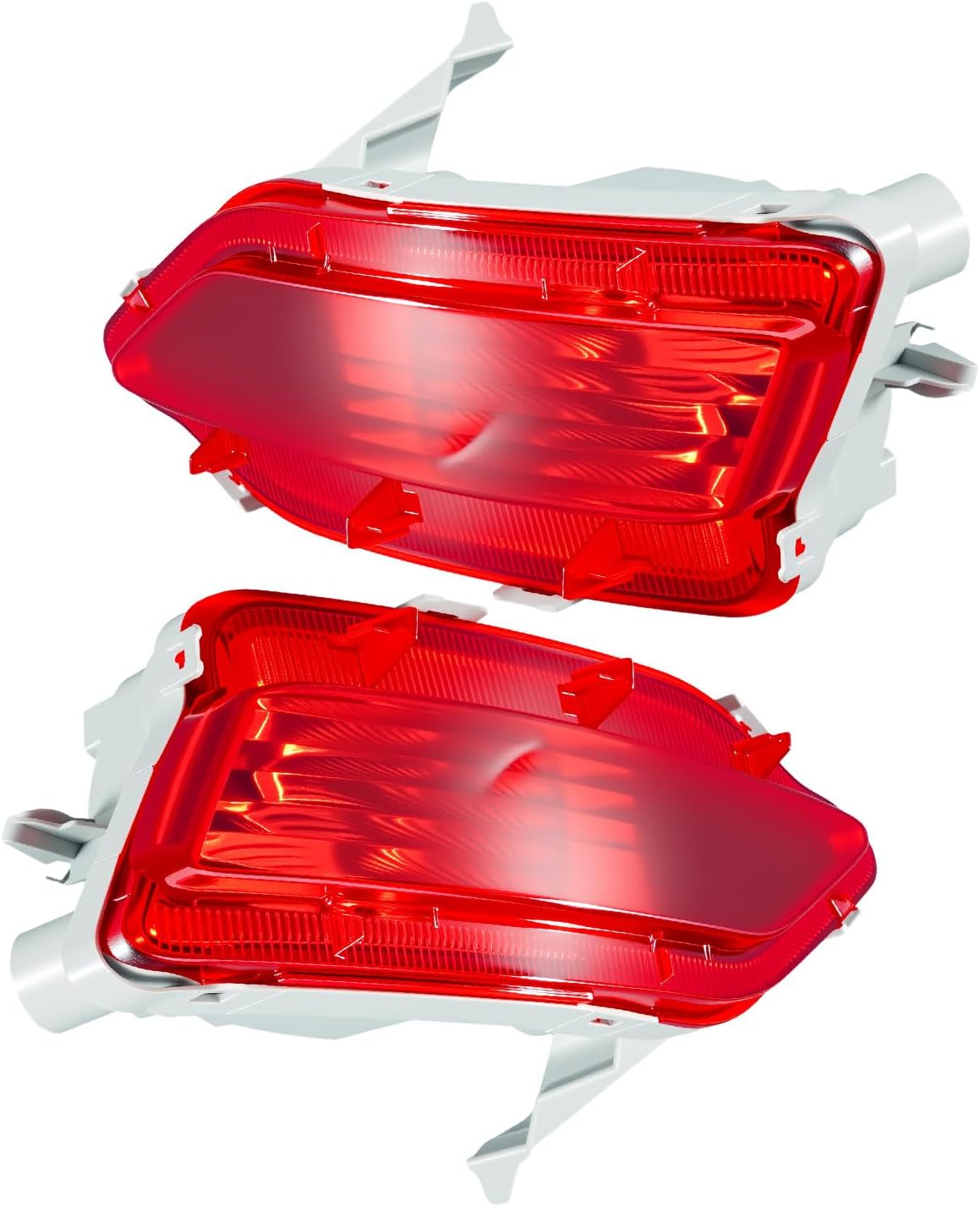 2Pcs Rear Reflector Lamp Fit for Toyota RAV4 2013 2014 2015 Replace 814900R010 814800R020 TO1184107 TO1185107 81490-0R010 81480-0R020, Left and Right Side Brake Signal Lamp Cover