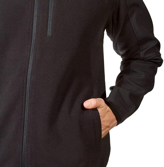 reebok men's mixed media softshell jacket