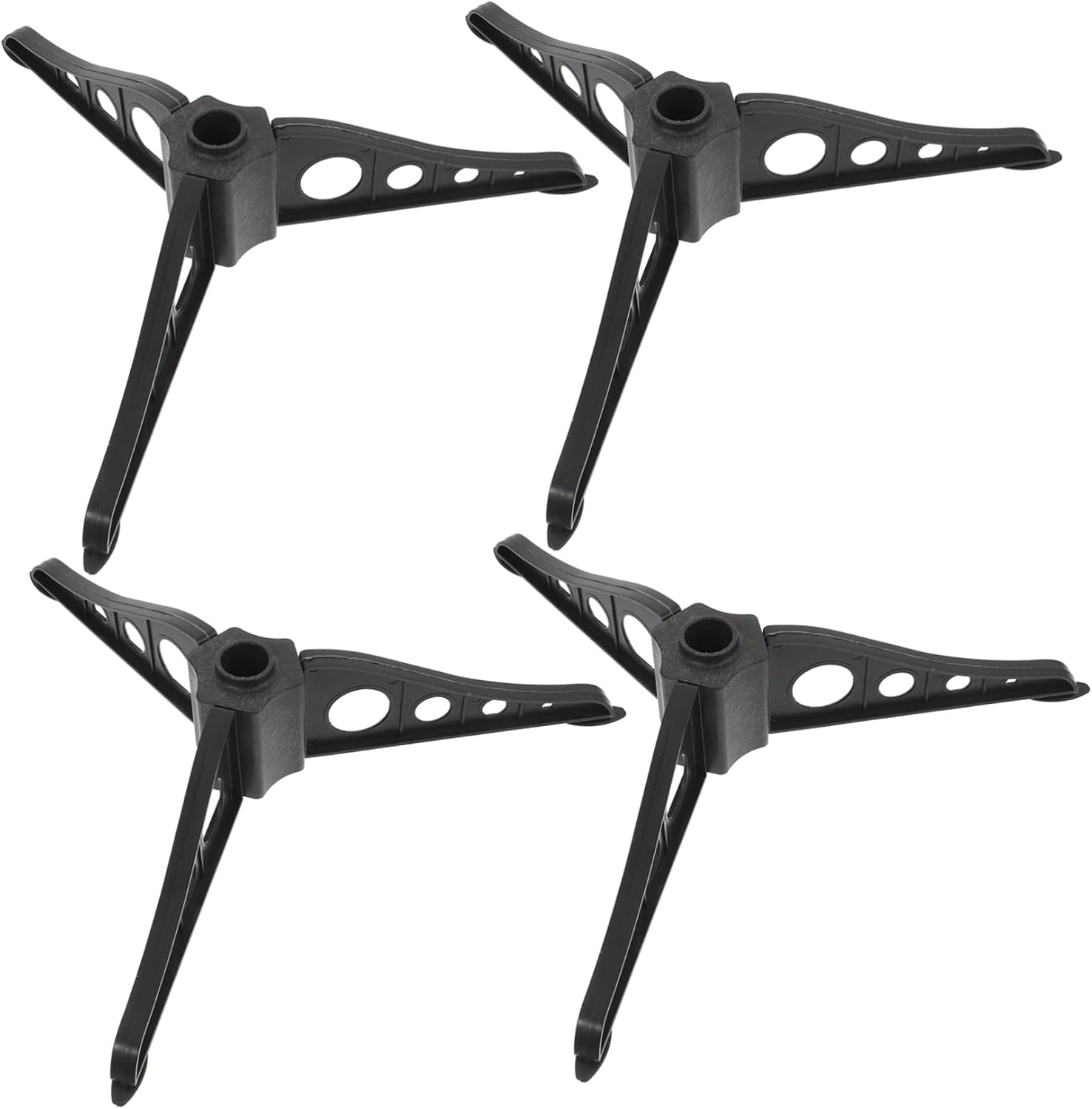 ERINGOGO 4Pcs Christmas Tree Stand Bracket Christmas Tree Support for Artificial Trees Stable Base Easy Assembly for Holiday Decorations