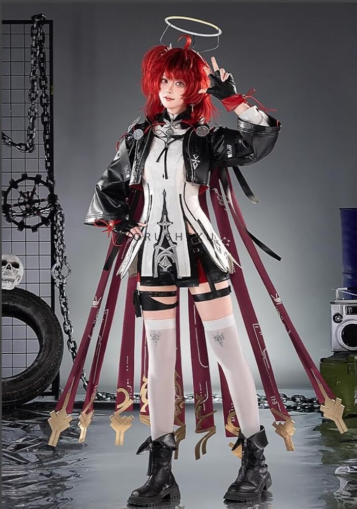 アークナイツ エクシア コスプレ　フルセット Amazon.co.jp: [ALGSSIO] アークナイツ 新約エクシア コスプレ衣装+