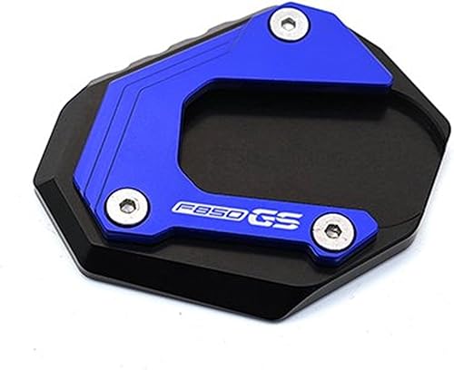 Tripod For BMW Motorcycle CNC Enlarge Foot Pad Support Plate Side Stand F850 GS F 750 850 GSA 2018-2020 2021 2022 (Color New Blue F850GS15)