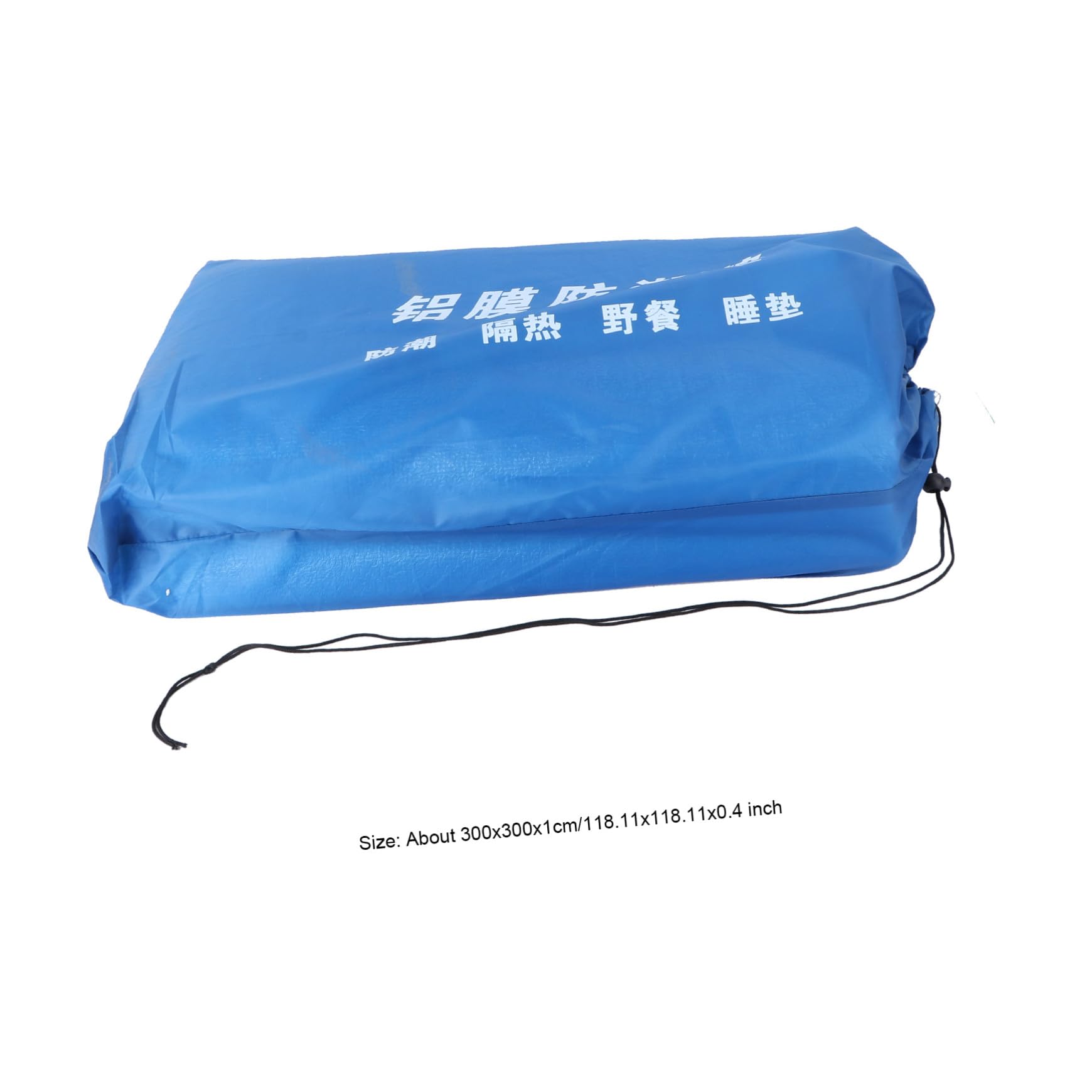 ibasenice Esterilla De Camping 3x3 M, Alfombra Anti Humedad De Aluminio Ligera, Manta para Picnic Al Aire Libre, Resistente Humedad, Adecuado para Senderismo y Acampada