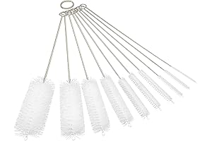 10 Pieces Reusable Drinking Straw Cleaning Brush, Straw Cleaner Pipe Cleaners