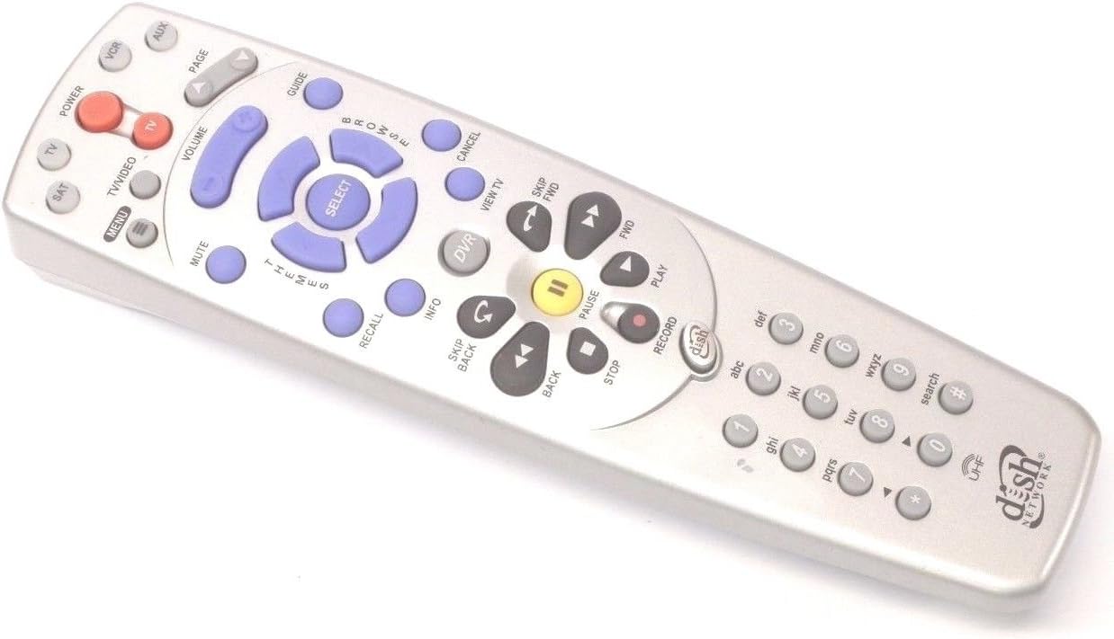 Dish Network 113143 DKNAMTX Bell ExpressVu Platinum UHF Remote Control for Satellite Receiver