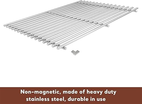 Miniatura 3 de Rejillas de parrilla para Weber Spirit 300 y Spirit II GS4 serie 300, repuesto de rejillas de acero inoxidable para Weber Spirit 310 E310 Piezas de