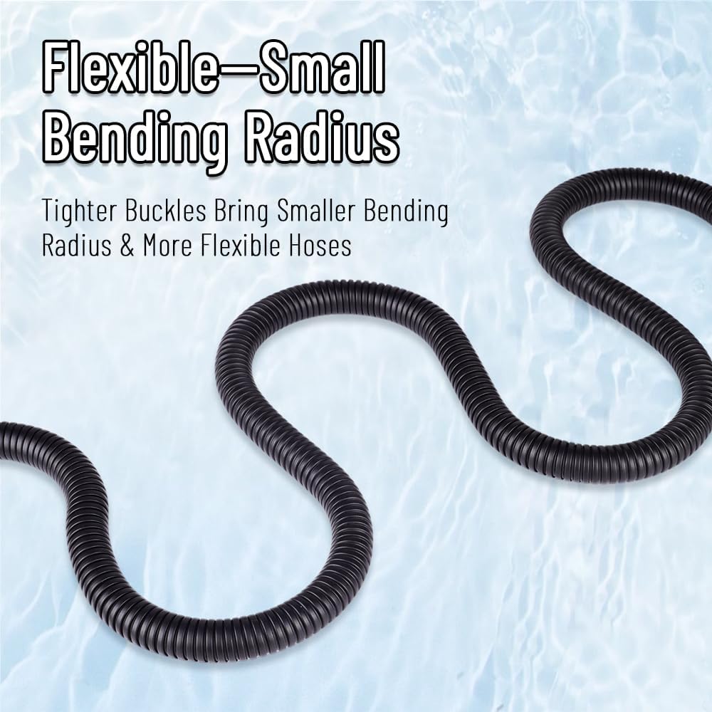 Shower Hose, Heavy Duty Shower Hose Replacement, Kink-Free 304 Stainless Steel Handheld Shower Hose Extension, Used in RV, showerhead, bidet, 59 Inches, Matte Black