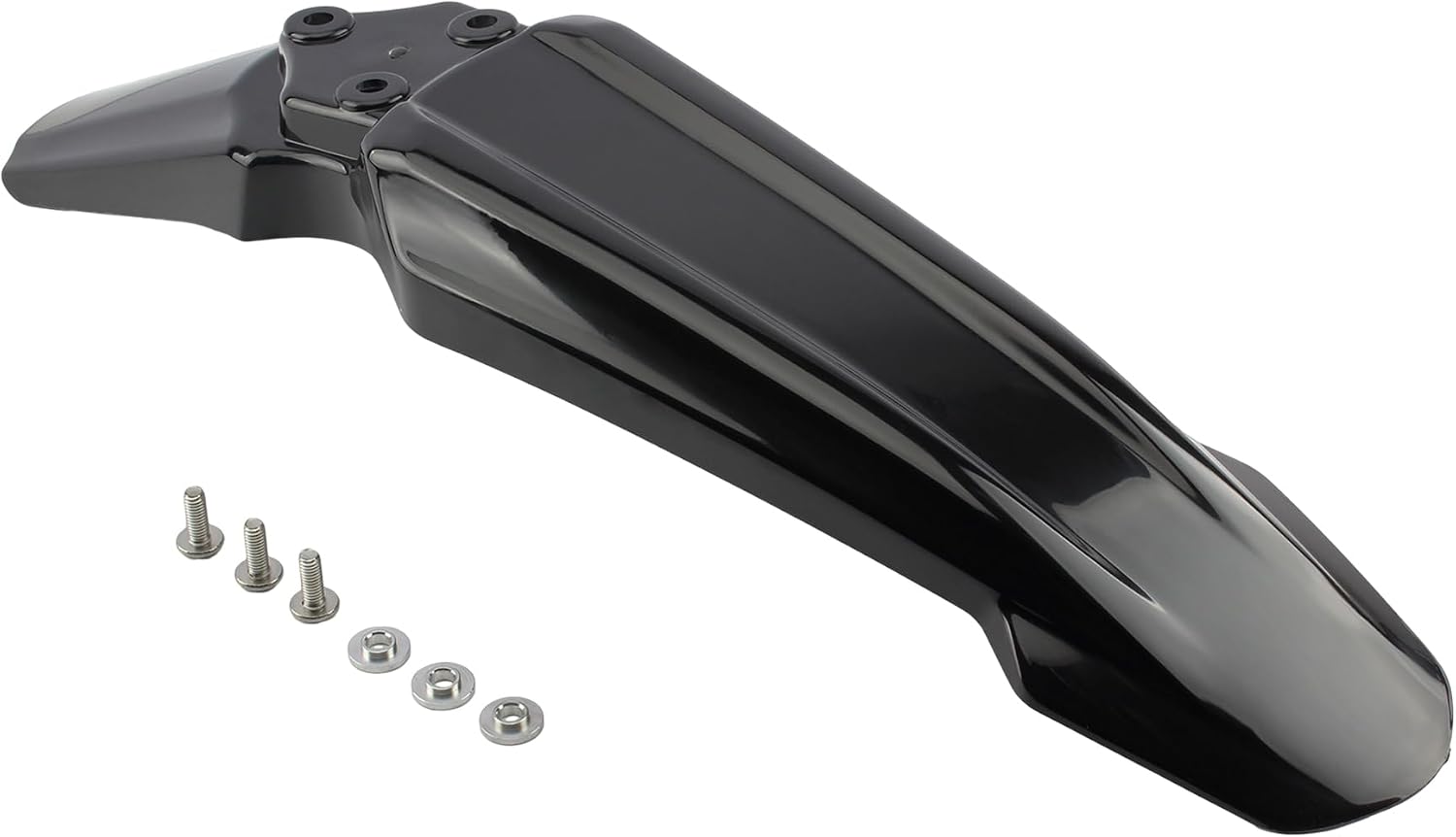 Surron Front Rear Fender Kit with Number Plate,Motorcycle Shock Absorber Mudguard Replacement for Light Bee Sur Ron S X Segway X160 X260 Motorcycle Electric Dirt Pit Bike Off Black