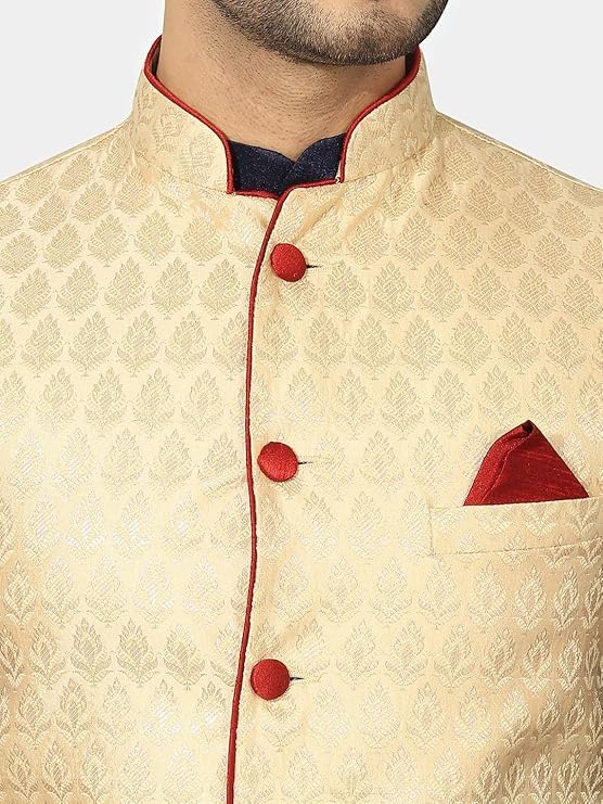 Image of Men's Kurta Pyjama with Nehru /Modi Jacket