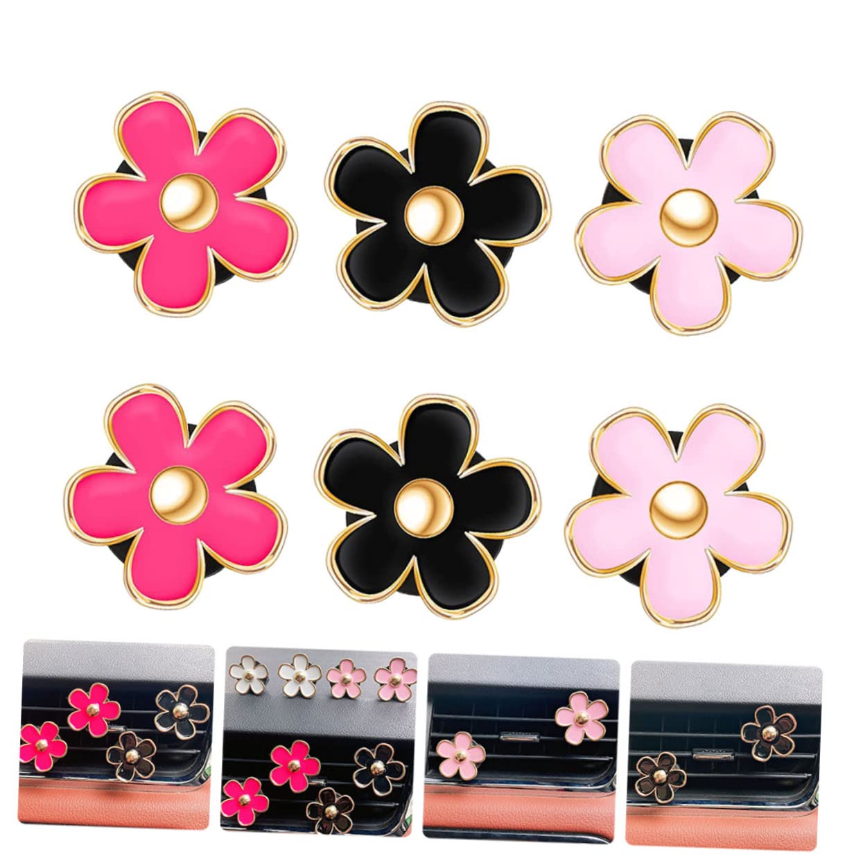STOBOK 30stücke Blumen Auto Lüftungsclip Dekorative Luftclip Für Auto Duftdiffusor Und Innenraum-dekoration Installieren Für Und Büro