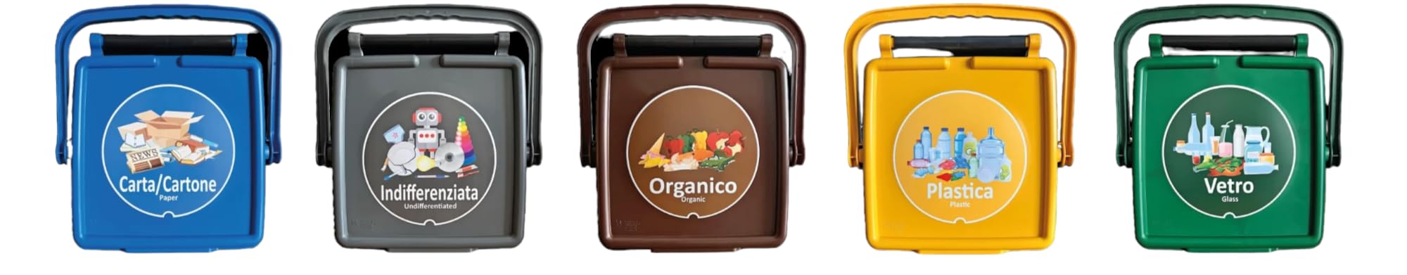GENERICO PATTUMIERA PER DIFFERENZIATA LT 25 - SISTEMA DI CONTENITORI PER RACCOLTA DIFFERENZIATA (MARRONE ORGANICO)