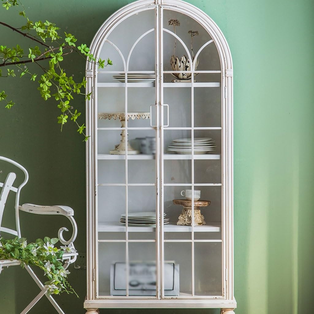 Amazon.co.jp: サイドボード ビュッフェキャビネット シンプルなアーチ