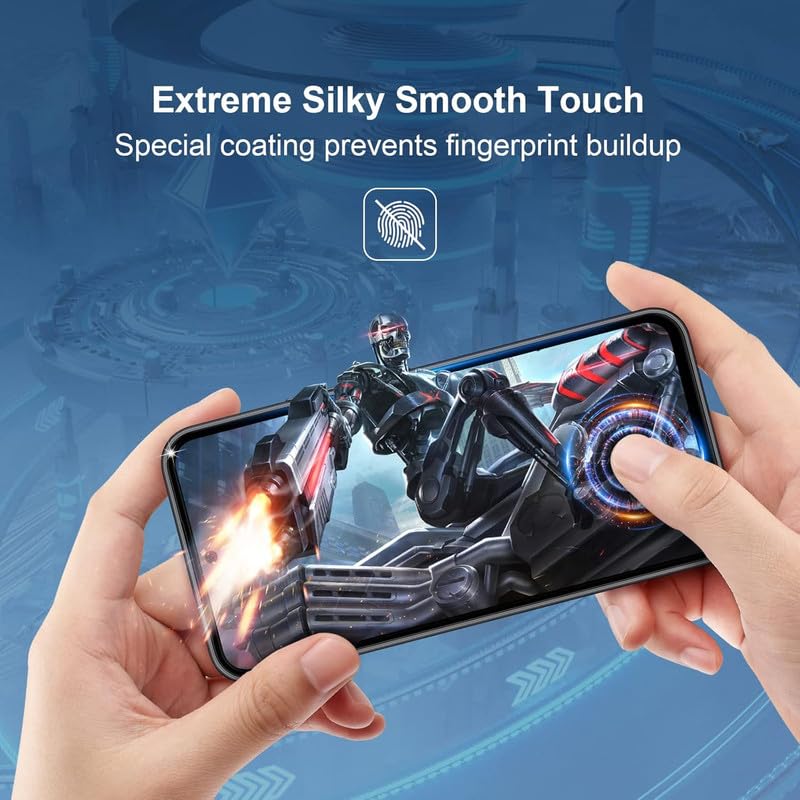 Image of Edge To Edge Screen Protector Tempered Glass For Samsung Galaxy M35 5G Cellphone With Easy Installation Kit