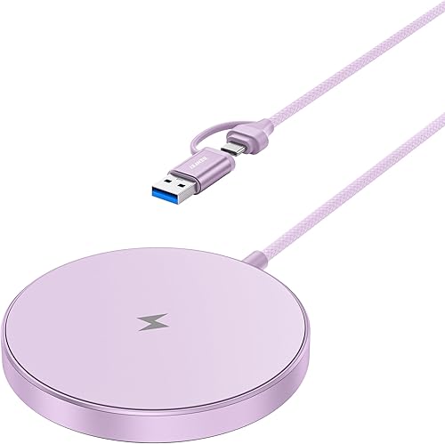 BENFEI Cargador inalámbrico magnético de 15 W compatible con cargador MagSafe, iPhone 1616 Pro16 Plus16 Pro MaxiPhone 15 Pro Max PlusiPhone 14 13 12