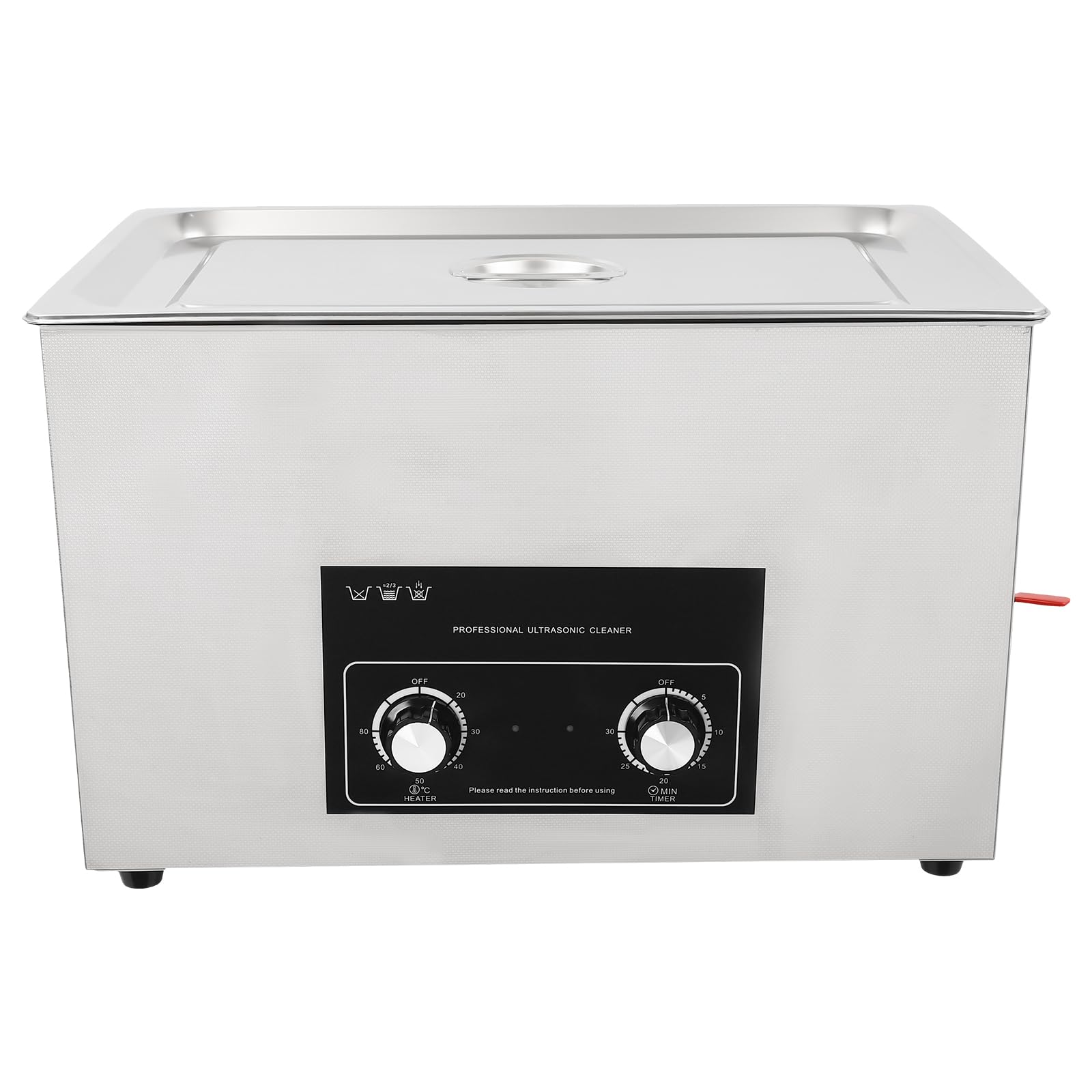 Ultrasonic Cleaner Machine 30L 40kHz Knob Control Sonic Cleaning Machine, Deep Cleaning for Jewellery, Dental, Lab Equipment Precise Ultrasonic Wash for Home and Professional Use