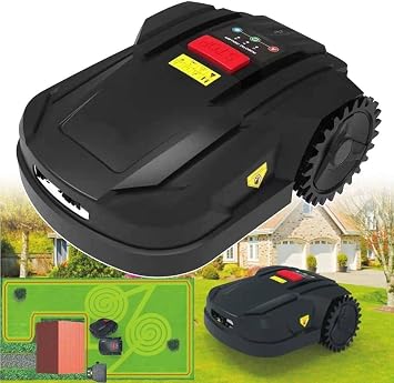 Robot Mower, App Robot Mower, Garden Automatic Intelligent Robot Mower, Grass Mower, 800m  Lawn Automatic, Anti-theft Setting